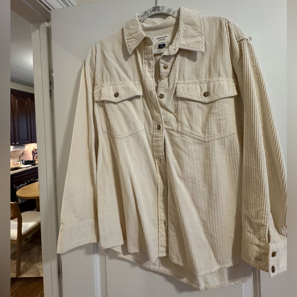 American Eagle corduroy button down